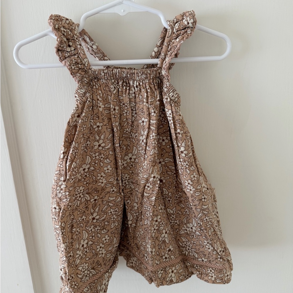 Quincy Mae Floral Ruffle Dress